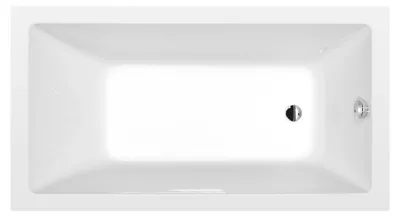 Produktbild von Polysan NOEMI Badewanne mit Rahmengestell 160x80x39cm, weiß