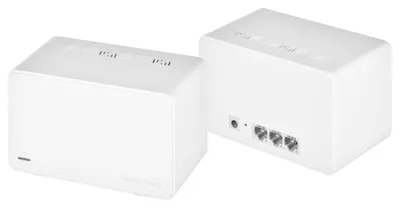 Produktbild von Mercusys Halo H80X(2-pak) dwuzakresowy (2.4GHz/5GHz) Wi-Fi 6 (802.11ax) Biały 3 Indoor