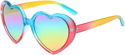 Imagen del producto de Gafas de sol con forma de corazón, polarizadas, uni, estilo vintage retro, ideales para fiestas