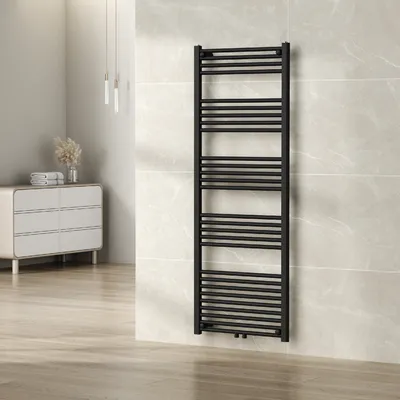 Immagine prodotto di Radiatore per asciugamani 'Voss' con 28 aste in acciaio 160 x 60 cm Nero