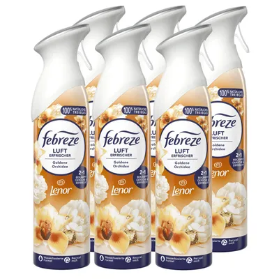 Produktbild von Febreze Lufterfrischer Lenor Goldene Orchidee 185ml - Raumduft (6er Pack)