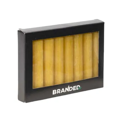Productafbeelding van Branded kaars, Ø 2,1 × 12 cm - Naturel