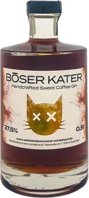 Produktbild von Böser Kater Sweet Coffee Gin 500ml 37,5% Vol.