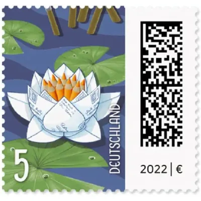 Produktbild von 200 Deutsche Post 0,05 Briefmarken "Seebriefrose" nassklebend