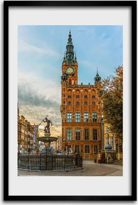 Produktbild von Bild - Bilderrahmen - 40 cm x 60 cm - MDF - Rahmen - Wandkunst - Gdansk Polen