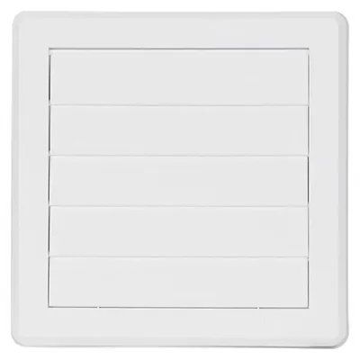 Productafbeelding van Ventilatierooster Haco zwaartekracht VM- 200 x 200 mm G/150 mm- wit 0237