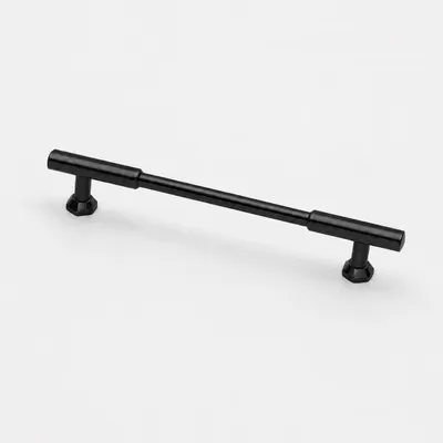 Produktbild von Möbelgriff Küchengriffe Schrankgriff Bügelgriff Schubladengriffe 643 Schwarz 128 mm