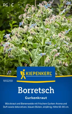 Produktbild von Kiepenkerl Borretschsamen Gurkenkraut Borago officinalis 50 Pflanzen