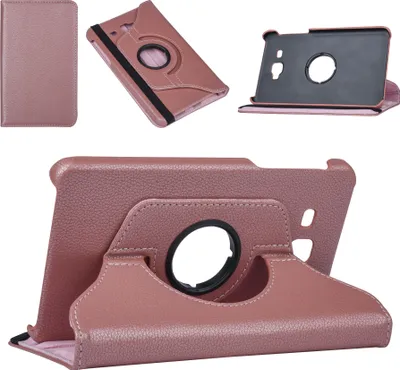 Produktbild von Samsung Tab A 7.0 2016 Rose Gold Book case Tablet - Rotatable
