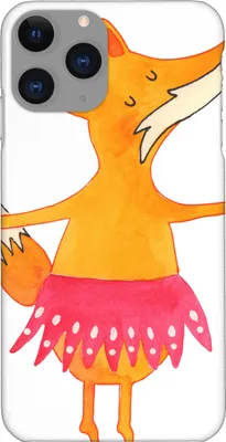 Produktbild von Mr. & Mrs. Panda Iphone 11 Pro Handyhülle Fuchs Ballerina - Weiß - Geschenk, Handy Case, Premium Kunststoff, Füchse, Aufführung, Geburtstag