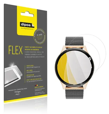 Image de 2x Film de protection d'écran pour FitVigor FV21, recouvre 100% de l'écran, dipos Flex