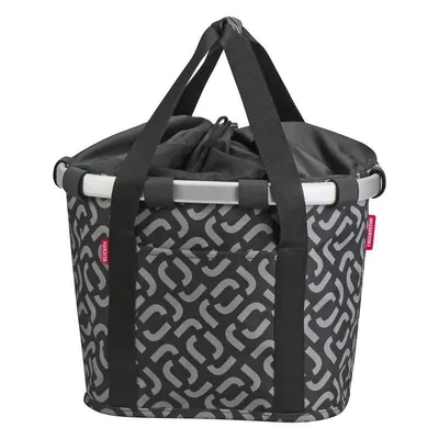 Zdjęcie produktu dla Koszyk na kierownicę KLICKfix Bikebasket czarny/szary/wzór 0303SIS