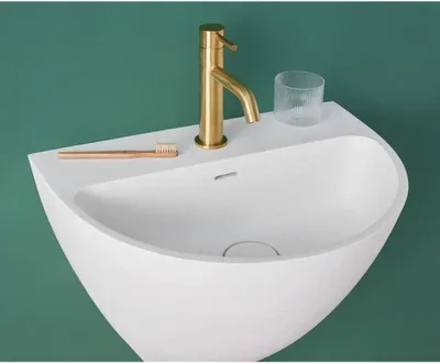 Produktbild von Hängendes Handwaschbecken KALIYA 50 cm aus Sanydur