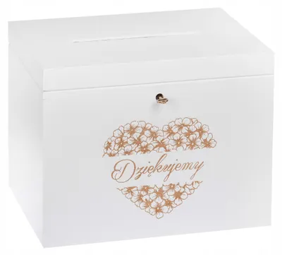 Image de Bartu Boîte à enveloppes mariage HDF blanc