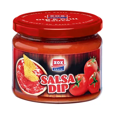 Immagine prodotto di XOX Salsa Dip Salsa di pomodoro saporita e fruttata con una piacevole piccantezza 300ml