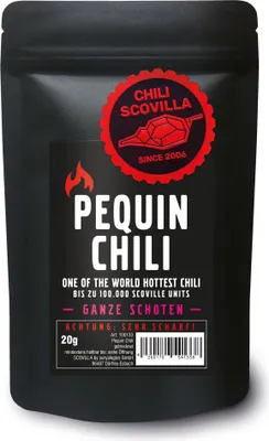 Produktbild von CHILI SCOVILLA Pequin Schoten im SealPack, 20g