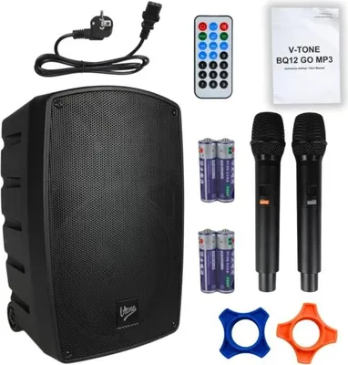 Immagine prodotto di V-TONE BQ12 GO MP3 - Altoparlante attivo ricaricabile