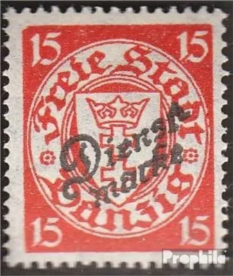 Produktbild von Briefmarken Danzig 1924 Mi D44 postfrisch Dienstmarke