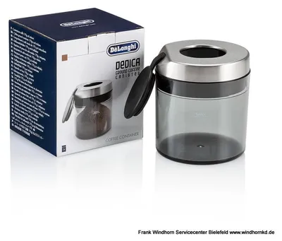 Produktbild von De’Longhi DLSC305, Kaffeesatzbehälter, Schwarz, Silber, Transparent, 170 g, 1 Stück(e)