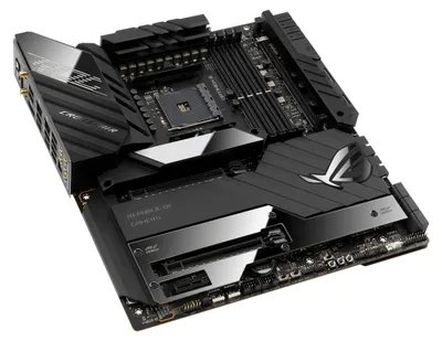 Image de ASUS ROG CROSSHAIR VIII EXTREME - Carte mère - E-ATX - Socket AM4 - Chipsatz AMD X570 - USB-C Gen2, USB 3.2 Gen 1, USB 3.2 Gen 2, USB-C Gen 2x2 - 10 Gigabit LAN, 2.5 Gigabit LAN, Wi-Fi 6, Bluetooth - Graphique embarqué (CPU erforderlich) - HD Audio (8-Kanal)