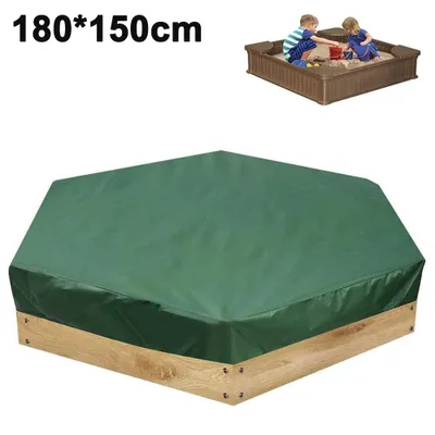 Produktbild von Sandkastenplane Abdeckung für sechseckig Sandkasten Abdeckplane Sandkastenabdeckung Plane
