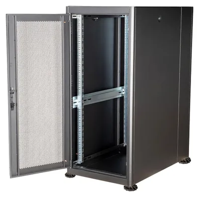 Obrázok produktu pre ROLINE 26.21.0203, Voľne stojací rack, 26U, 600 kg, Koľajnice racku, Nastaviteľné nohy, 70 kg