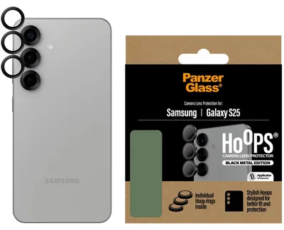 Immagine prodotto di Panzerglass Hoops Lens Protector per Samsung Galaxy S25 nero
