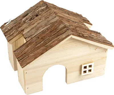Obrázek produktu pro DUVO+ Domeček dřevěný pro drobné hlodavce   22x18x15cm, 65364960