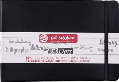 Produktbild von Talens Art Creation Skizzenbuch mit Punktraster 14,8 x 21 cm, 80 g, 80 Blätter