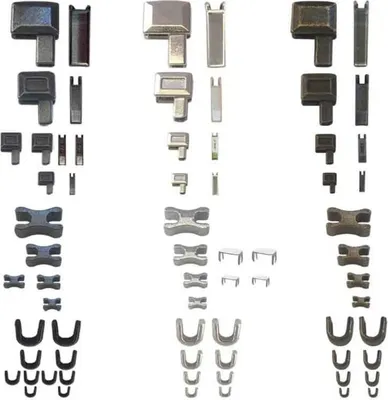 Productafbeelding van INF 69-delige reparatieset voor ritsen, universele vervanging voor ritssluitingen