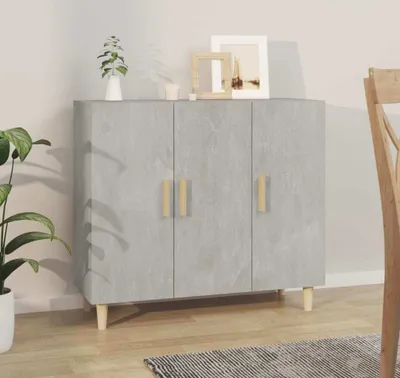 Obrázok produktu pre vidaXL Príborník betón sivý 90x34x80 cm odvodený výrobok z dreva