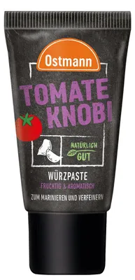 Obrázek produktu pro Ostmann Rajčatová česneková kořenící pasta se středomořskou příchutí, tuba 55g