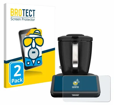 Produktbild von 2x BROTECT Schutzfolie für Vorwerk Thermomix TM7 Displayschutz Displayschutzfolie Folie Matt Entspiegelungsfolie