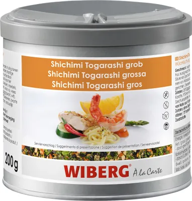 Produktbild von Wiberg Shichimi Togarashi grob Würzmischung 200 g