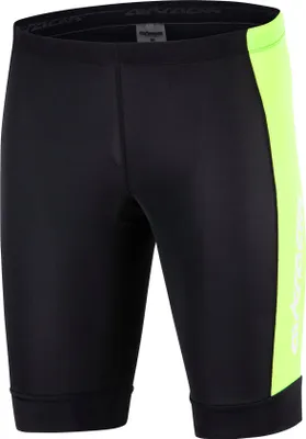 Produktbild von Airtracks Herren Fahrradhose Kurz Pro Line (XL- Schwarz-Neon) - ergonomische Radhose - Radlerhose mit 3D AIR FLOW Polster & Quick Dry Funktion