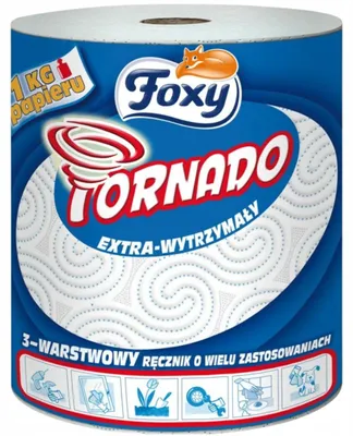 Produktbild von Foxy Tornado Küchenrolle 3-lagig extra stark