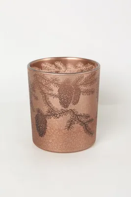 Produktbild von TrendLine Deko Windlicht Glas Ø 8,8 x 10 cm braun