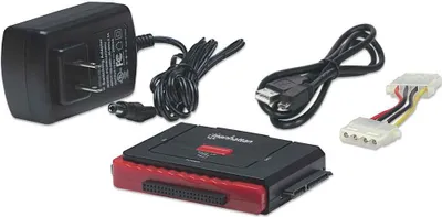 Zdjęcie produktu dla Manhattan 179195 Manhattan Konverter USB 2.0 -> SATA/IDE Adapter     schwarz retail