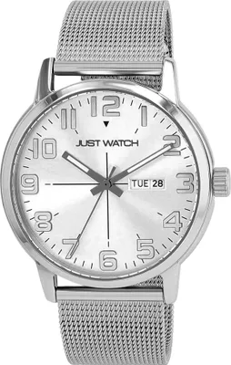 Produktbild von Just Watch Herrenuhr, "Marquis" mit Mesharmband, Edelstahl, Ø 43 mm, 5ATM