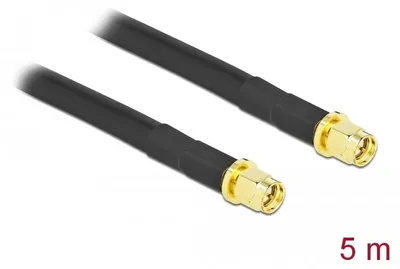 Image de DELOCK Antennenkabel SMA Stecker zu SMA Stecker LMR/CFD300 5