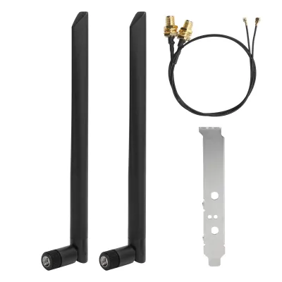 Obrázok produktu pre 2 ks prepojovacích káblov IPX-SMA pre 2,4 GHz Wi-Fi routery s externými anténami