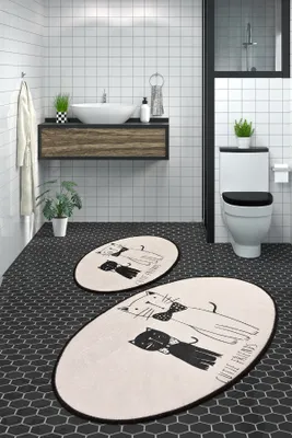 Immagine prodotto di Mijolnir, Little- CHL2404, Colorato, Tappetini da bagno, 700 gr/m², 100% velluto