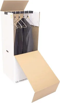 Zdjęcie produktu dla Duże pudło do przeprowadzek na ubrania, 102 x 50 x 50 cm, wyjątkowo wytrzymałe