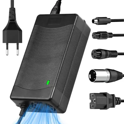 Obrázek produktu pro Univerzální nabíječka pro elektrokola, 5 konektorů v 1, 163,8 W