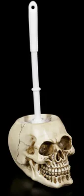Produktbild von Totenkopf Toilettenbürste - Totenschädel Badausstattung