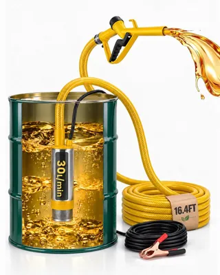 Productafbeelding van Dieselpomp 12 V, 30 LPM olieafzuigpomp met krokodillenklem