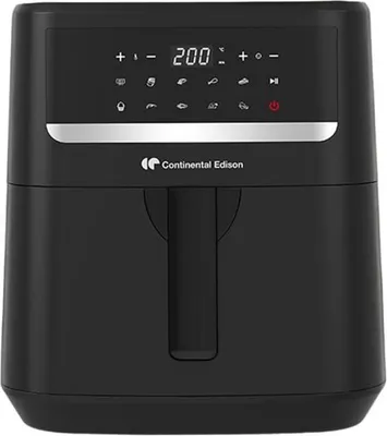Image de Friteuse à air sans huile CONTINENTAL EDISON CEFR240092L, 9,2 L, 1800 W, Noir