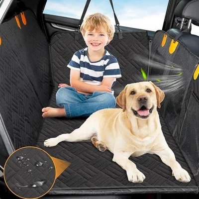 Produktbild von Hundedecke Autohinterbank, stabil, wasserdicht, kratfest, Autohinterradabdeckung