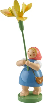 Zdjęcie produktu dla Wendt & Kühn "Dziewczynka z irysem - 13 cm