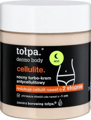 Zdjęcie produktu dla Tołpa Dermo Body Cellulite Nocny turbo-krem antycellulitowy, 250 ml
